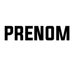 PRENOM AU DOS ( option 5€ )