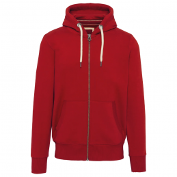 SWEAT-SHIRT VINTAGE ZIPPE