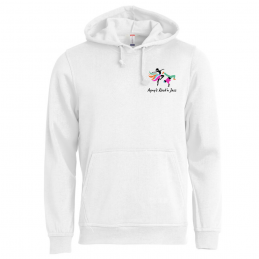 Sweat coton blanc Adulte -...