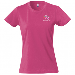 T-shirt coton rose Femme -...