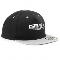 Casquette plate noir/gris -...