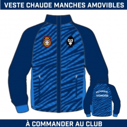 VESTE CHAUDE - MANCHES...