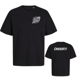 T-shirt coton oversize noir...