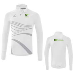 Sweat zip blanc Homme -...