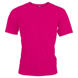 T-SHIRT POLYESTER FUSCHIA
