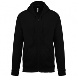 VESTE CAPUCHE NOIRE