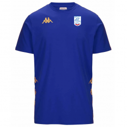 T-shirt coton bleu Adulte -...