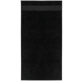 SERVIETTE DE BAIN 140X70CM NOIRE - KARIBAN