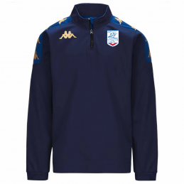 Sweat 1/4 zip marine -...