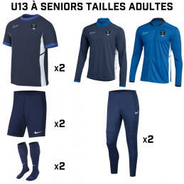 Pack U13 à Seniors tailles...