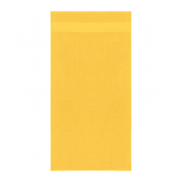 Serviette de bain jaune -...