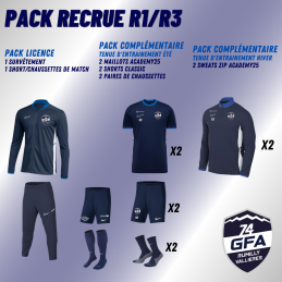 Pack Recrue R1/R3 - GFA 25/26