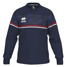 SWEAT DAVIS AD MARINE/ROUGE